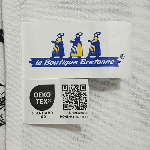 Oeko-Tex Standard 100 Cotton la Boutique Bretonne Kitchen Towel Paris France - Picture 2 of 4